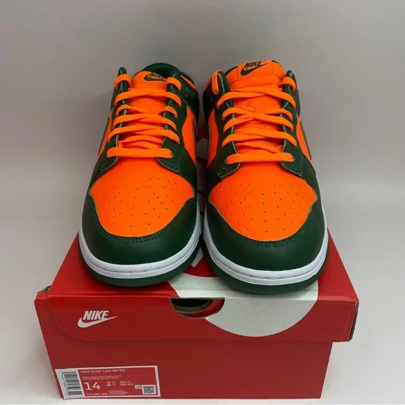 Nike Dunk Low Retro “Miami Hurricanes” 2023 - Picture 2 of 4
